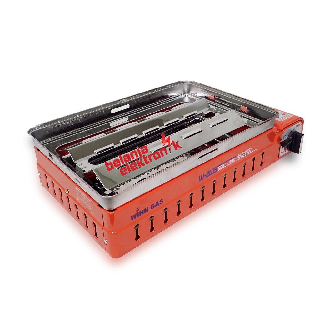 Kompor Panggangan Bbq Sate Portable 2 Fungsi Winn Gas W-2Ws Grill