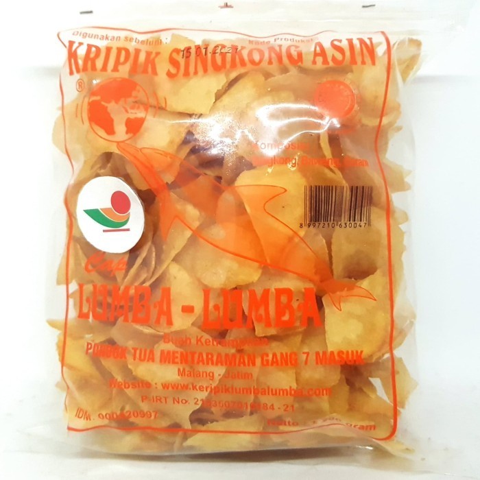 

] LUMBA LUMBA KERIPIK SINGKONG ASIN 200gr KRIPIK ASLI MALANG KECIL