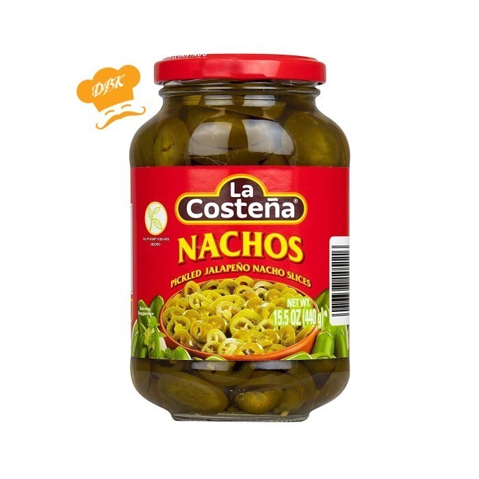 

La Costena Nachos Piled Jalao Pepper Slices 440 Gr Acar Pedas