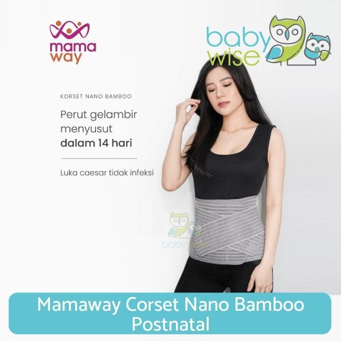 Mamaway Corset Nano Bamboo Postnatal - Korset Pelangsing Melahirkan