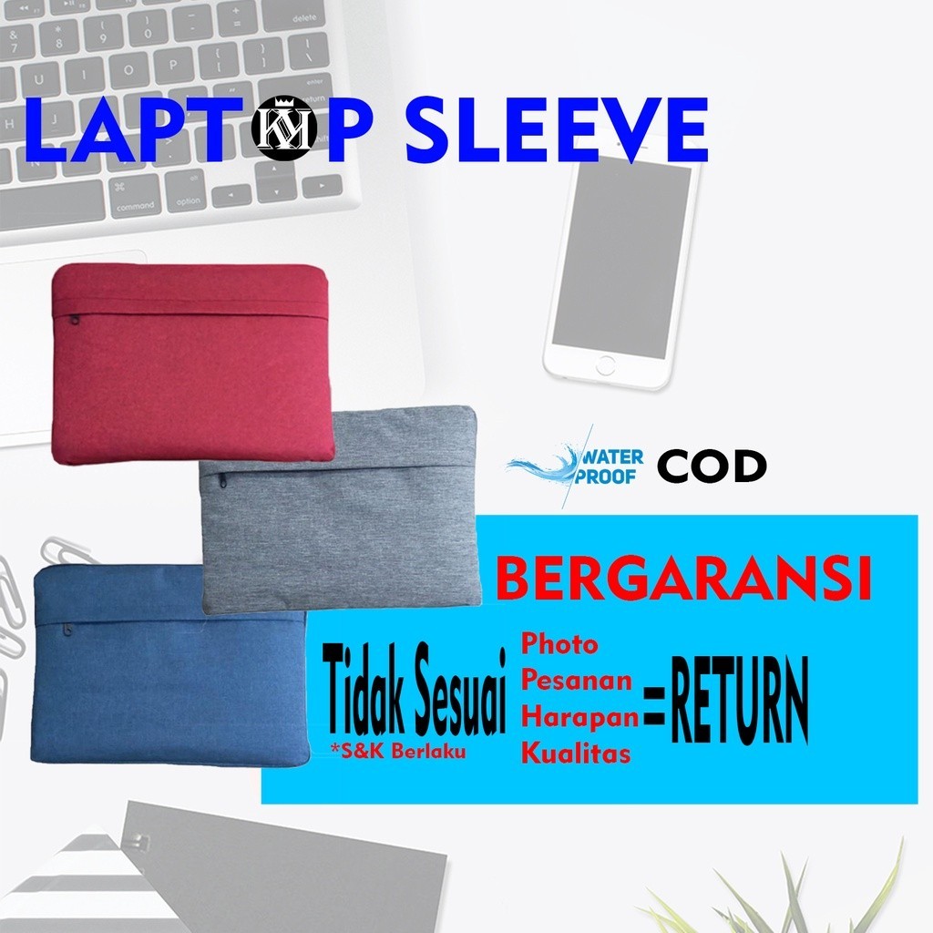 TAS LAPTOP KUAT ANTI AIR // Tas Laptop 14 Inch / Tas Laptop 13,3 Inch / Tas Laptop 12 Inch / Laptop