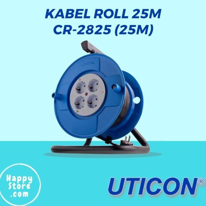 TERMURAH - [PROMO] [ASLI] KABEL ROLL UTICON 25M CR-2825