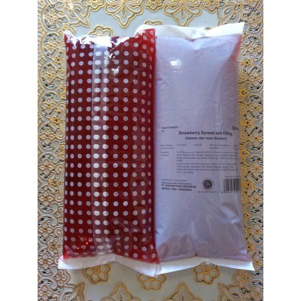 

Sonton Strawberry / Filling / Isian Kue / Selai Roti 1 Kg
