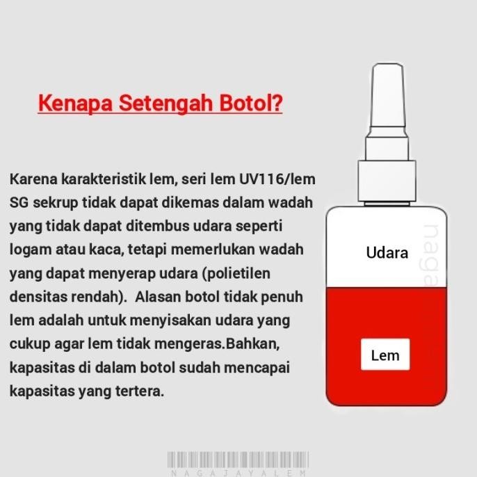 * (10G)LEM UV (KACA/KRISTAL)-(KACA-LOGAM)-(AKRILIK/PLASTIK