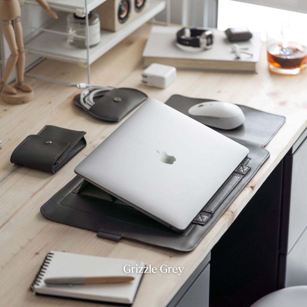Clr Laptop Pouch With Kistand / Laptop Sleeve Dengan Mouse Pad Tas Laptop Cocok Untuk