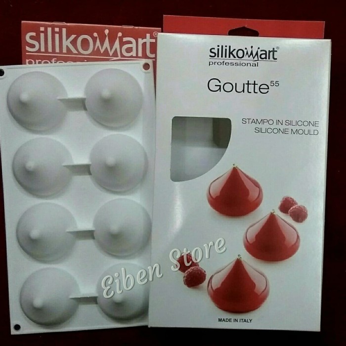 Silikomart Sile Mold Goutte 55 / Cetakan Silikomart