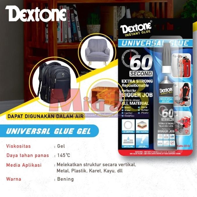 

`````````] DEXTONE Universal Glue 20gr ORIGINAL 60 seconds / Lem Gel Extra Strong