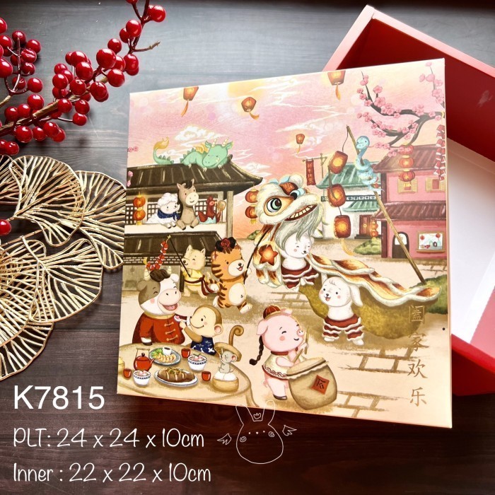 .........] Kotak Sincia K7815 Dus Imlek Box Premium Kue Lapis Legit
