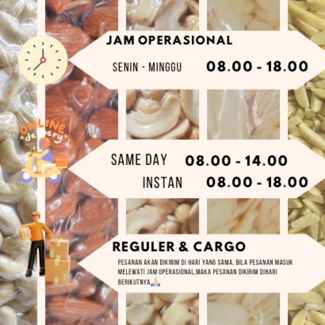 

Kacang Kenari Utuh 1 Kg (Mentah)