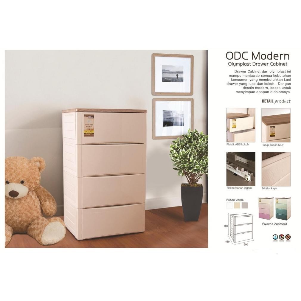 FUR LEMARI PLASTIK OLYMPLAST ODC MODERN / LEMARI PAKAIAN / LEMARI ANAK / MINIMALIS / ESTETIK TERLARI