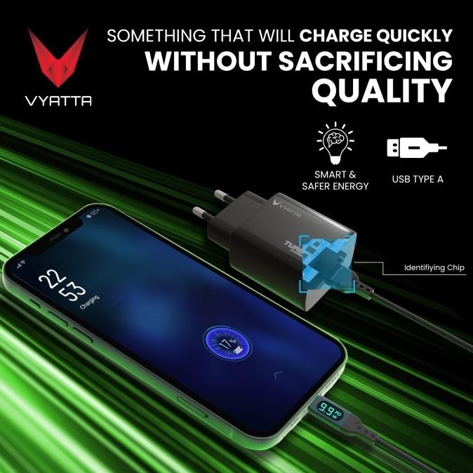 New! VYATTA TURBO V FAST CHARGER 24 W .,