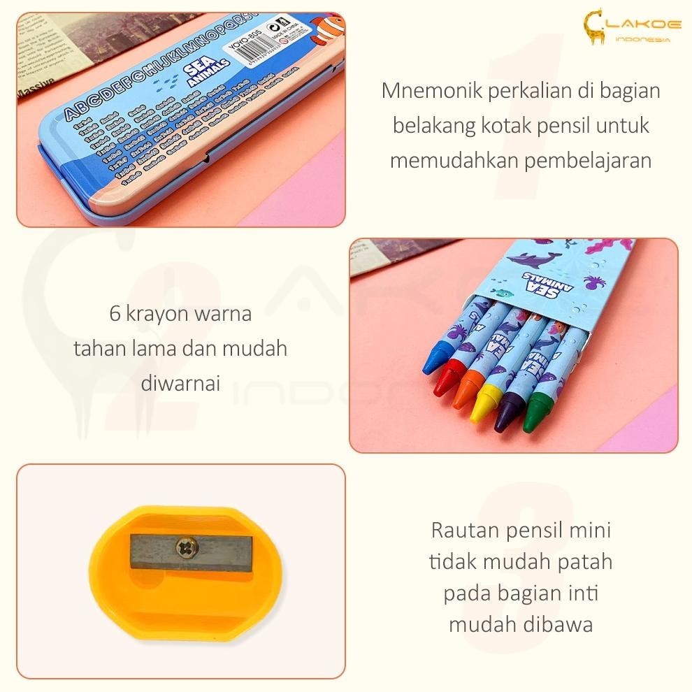 

COD LAKOE Kotak Pensil Anak Set Stationery/Alat Tulis Kotak Pensil Karakter/Alat Tulis set Lengkap Sale