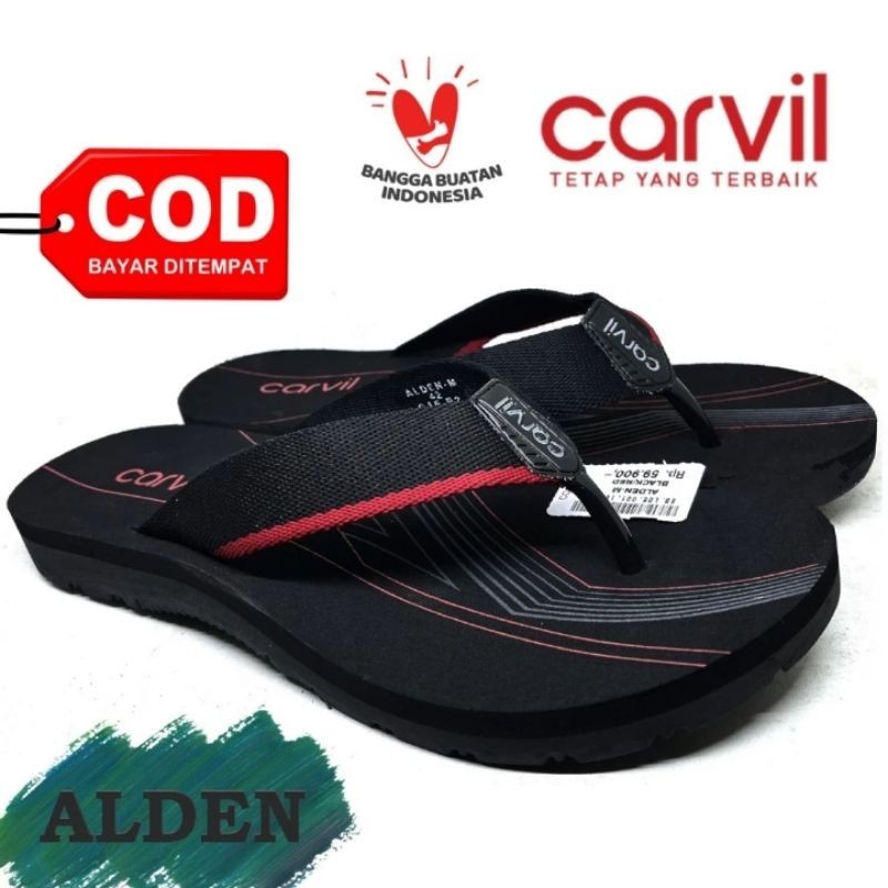 Sendal Jepit Carvil Pria Original UK 30-43 Model TERBARU Bayar Ditempat(COD)
