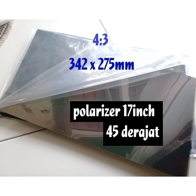 Terjangkau - polarizer 17 inch 45 derajat polarizer film ..