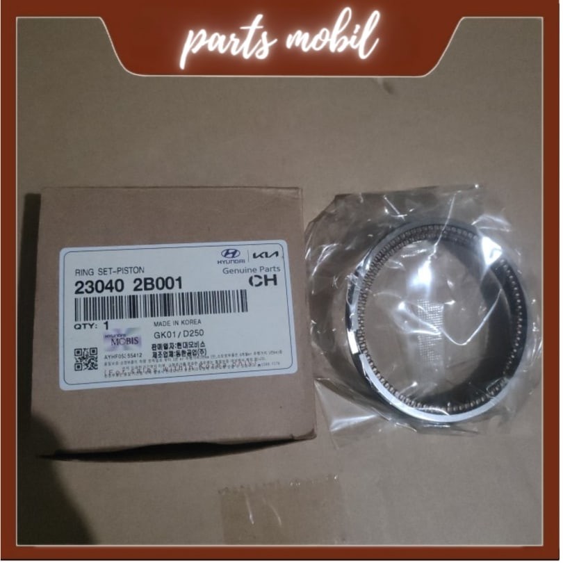 Ring Piston Kia Allnew Rio 2011-2014 Gamma Bensin Korea YENCI