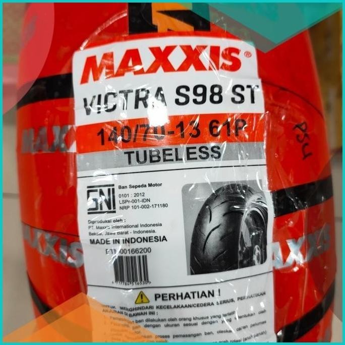 ban maxxis ring 13 ukuran 140 70 tubelles victra s98 pnp nmax adv 16no