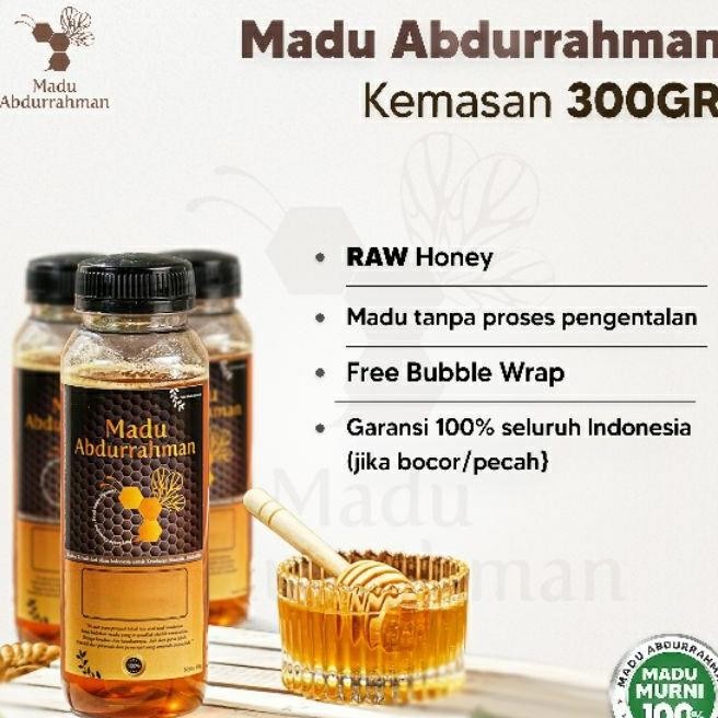 

(300G) Madu Abdurrahman 300G & Murni Raw Honey