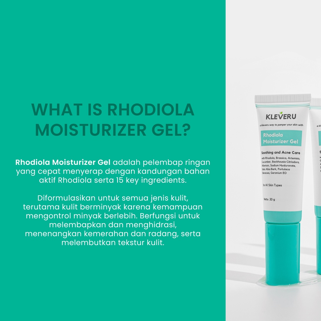 KLEVERU Rhodiola Moisturizer Gel