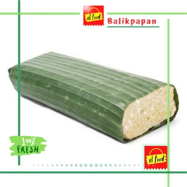 

TEMPE DAUN SEGAR ±300gr/Papan /ELFOOD/Daging/Tempe