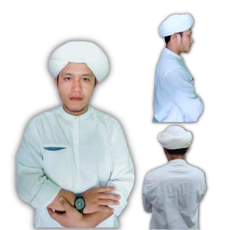 [SYAR'I MINERV] Imamah guru sekumpul Kalimantan peci sorban praktis