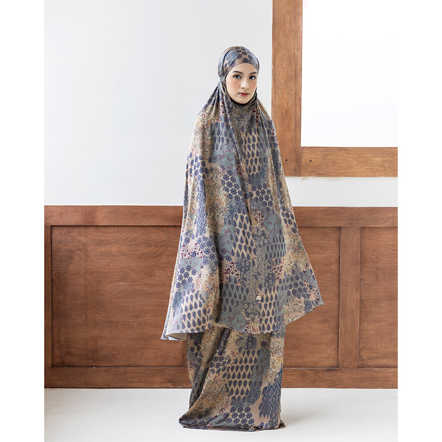 [SYAR'I MINERV] Heaven Lights - Khalisa Prayer Set - Mukena Motif Wanita
