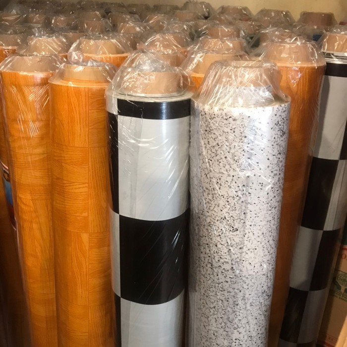 Konfli Karpet Lantai Plastik Vinyl Daimaru 1Roll Isi 24 Meter