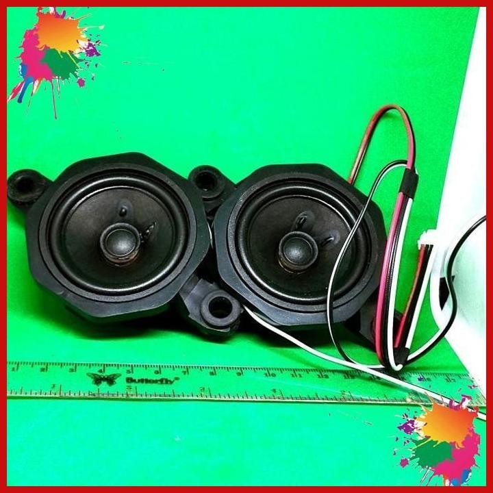 (ktj) 1set speaker 2.5inch sharp ori 8ohm 5watt sub woofer