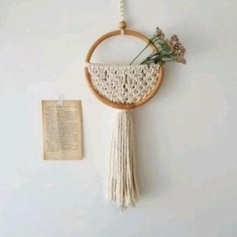 Gantungan Pot/Tali Pot Gantung/Hiasan Dinding/Tali Macrame/Tali Kur Ganepkuswandarilaris