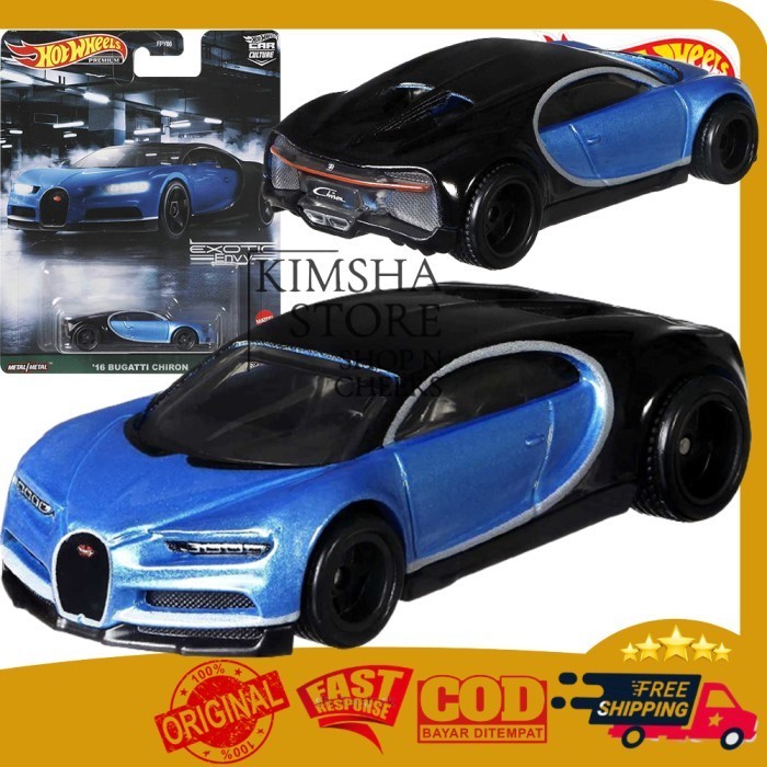 Diskon Spesial Hot Wheels 16 Bugatti Chiron Exotic Envy Car Culture Diecast Ban Karet Terlaris