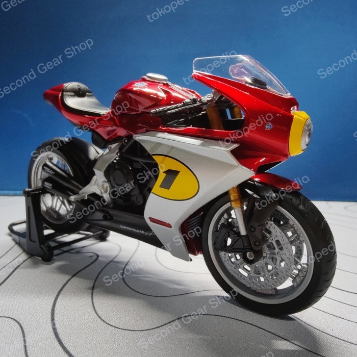 Promo Diecast Motor Welly Mv Agusta Superveloce Ago Skala 1:12 Mvagusta Termurah