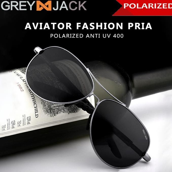 Best Sales Kacamata Hitam Sunglasses Polarized Aviator Pria Keren 3088 Original