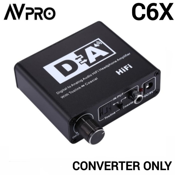 AVPRO C6X Digital To Analog Converter DAC 24bit 192khz CONVERTER ONLY