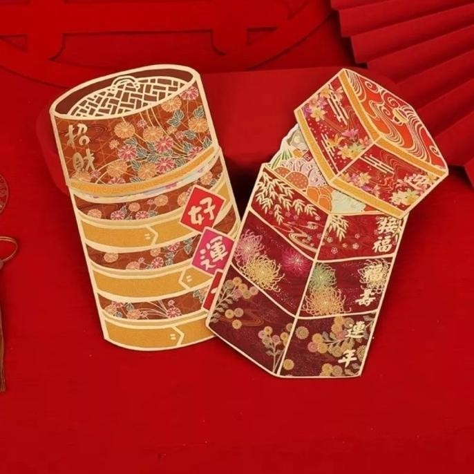 

Effinimlekk_27 // Uv Lacer Angpa / Hongbao Merah / Exclusive Imlek Sincia 8Pc 2024 Berkualitas