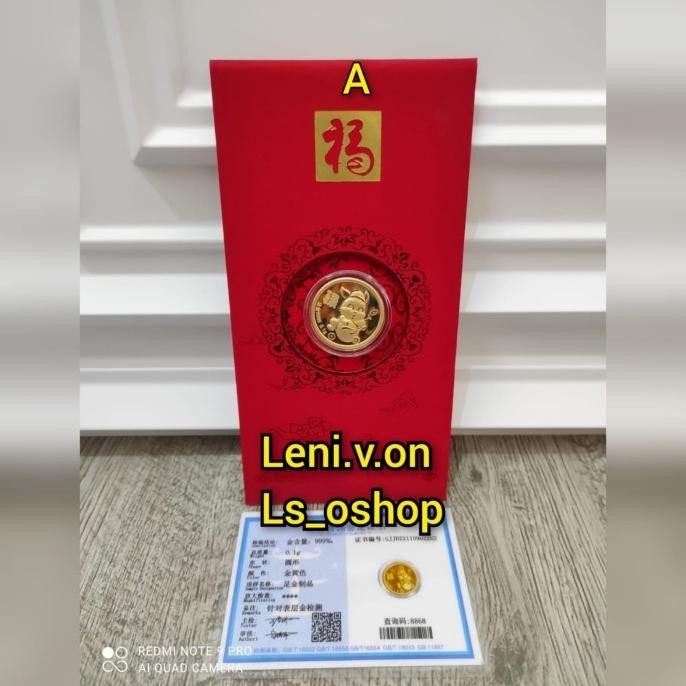 

Ready Angpao Emas Imlek 2023 Kelinci Red Pocket Sincia Ampau Tahun Baru Original