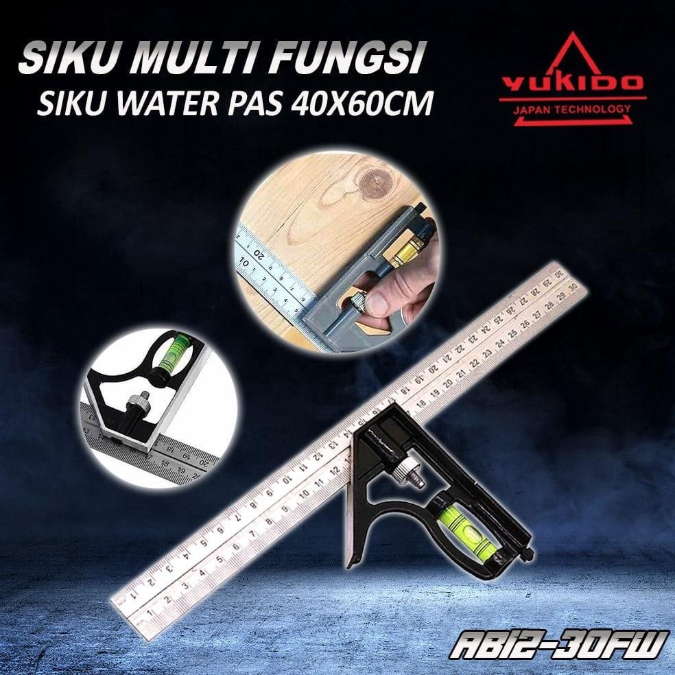 

TERBATAS Penggaris Siku L Waterpass Kombinasi Square Ruler Sudut Presisi Ukur Geser Serbaguna