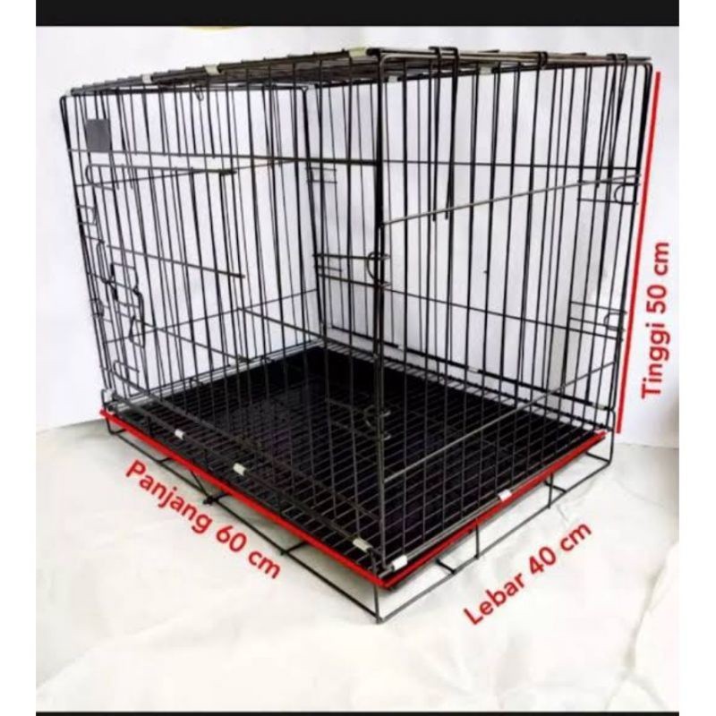PROMO KANDANG KANDANG KUCING LIPAT / kandang kucing, kandang hamster,kandang monyet ukuran