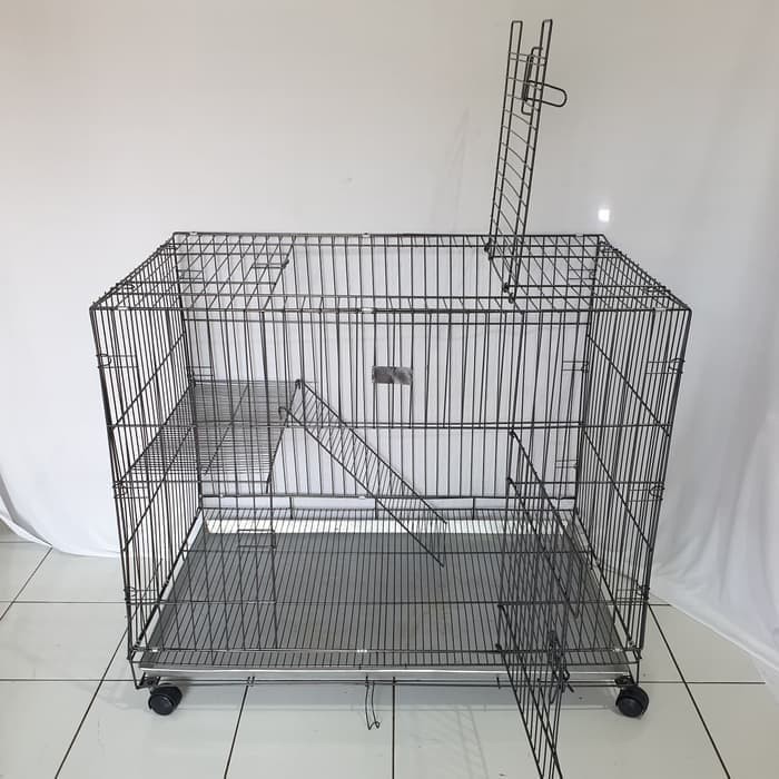 PROMO KANDANG KANDANG KUCING / ANJING / KELINCI / MUSANG / IGUANA / LIPAT SIZE JUMBO