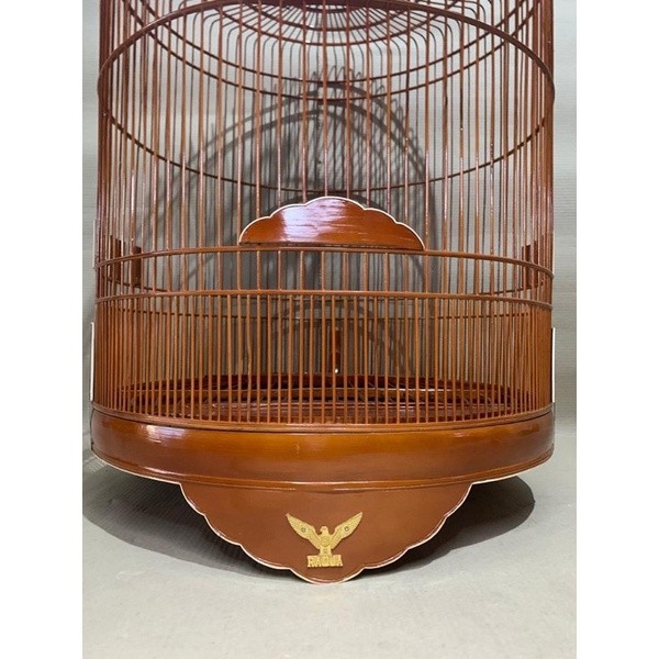 PROMO KANDANG SANGKAR KANDANG MURAI RADJA LIS COKLAT NATURAL
