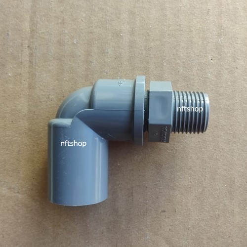 Knee / Elbow Pvc Dengan Drat Luar 1/2 Inch