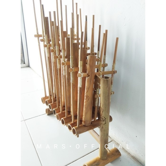 Angklung - Terjamin Asli Angklung 1 Oktaf Untuk Anak Sd Atau Tk Kode 1147