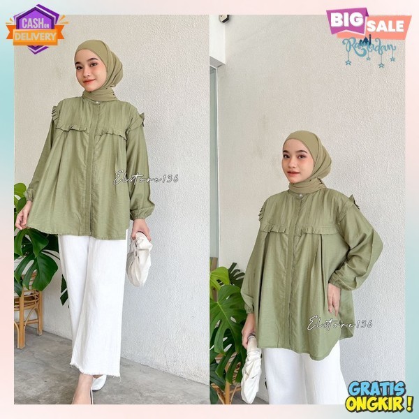Bsju Wnt Gaya Modern Atasan Wanita Blus Baju Blues Waita Kantoran Blous Perempuan Terbaru Blose Atad