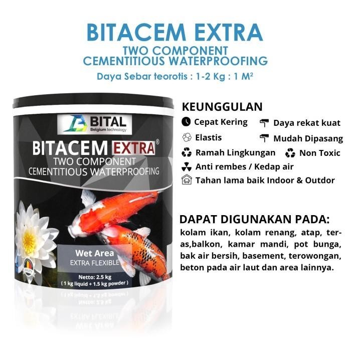 CAT KOLAM SUPER ELASTIS - BITACEM EXTRA - 2 KOMPONEN