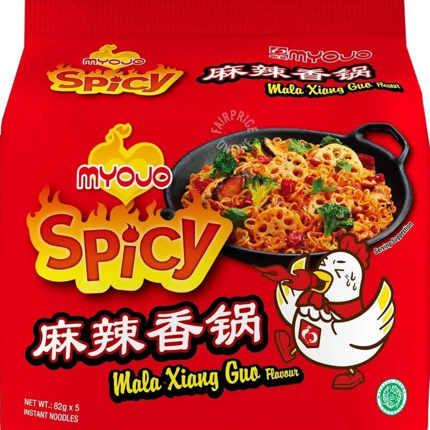 

Myojo Spicy Mala Xiang Guo Flavour Instant Noodles / e Myojo Spicy Mala 5 x 90 Gram