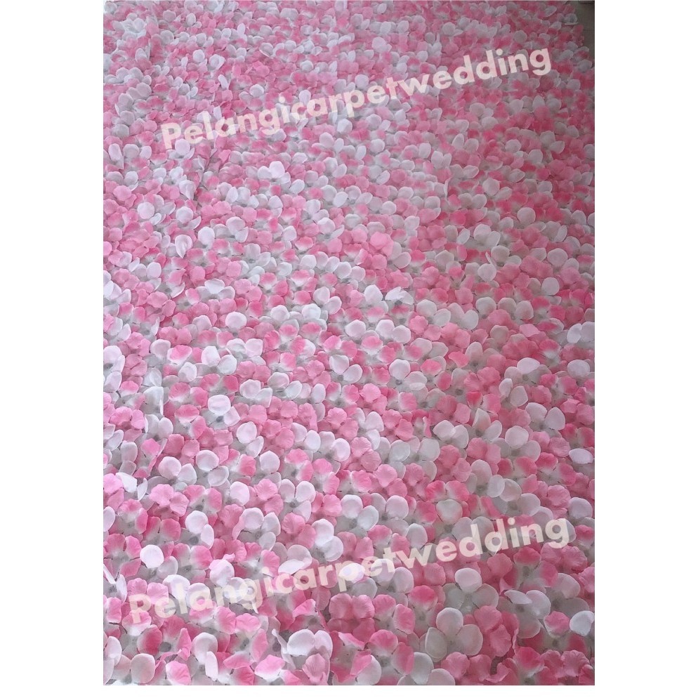 Terlaris Karpet Pernikahan Wedding Rose Petal Rosepetal Bunga Pink Kombinasi SALE