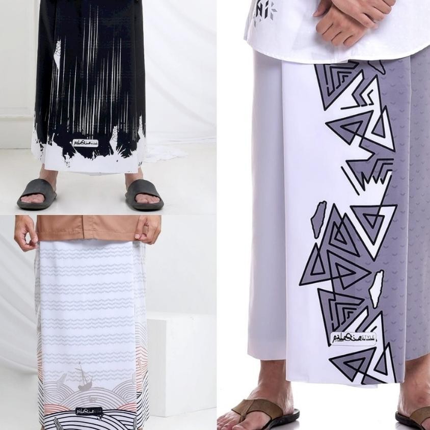 Sarung Rabbani Palestina Intipa 1 Putih Abu Dan Intipa 1 Hitam Abu