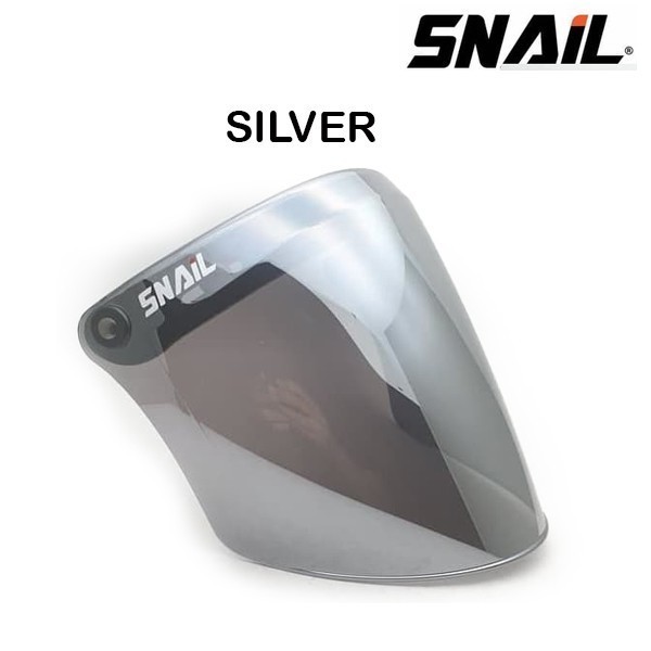 Helm - Visor Kaca Helm Retro Snail Original Flat Datar