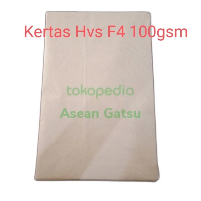 

TERMURAH Kertas HVS F4 100gsm / Kertas Hvs Folio 100 gsm No Brand