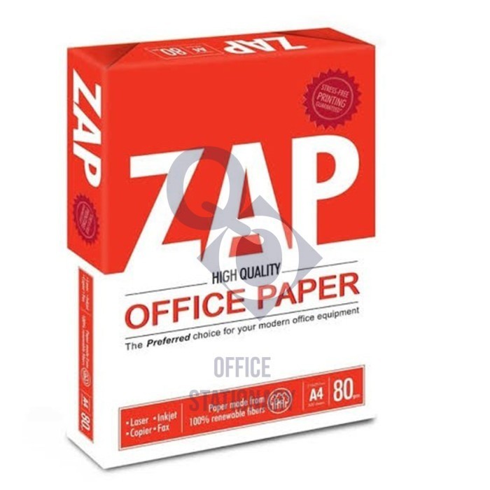 

MURAH kertas hvs a4 80 grm ZAP copy paper