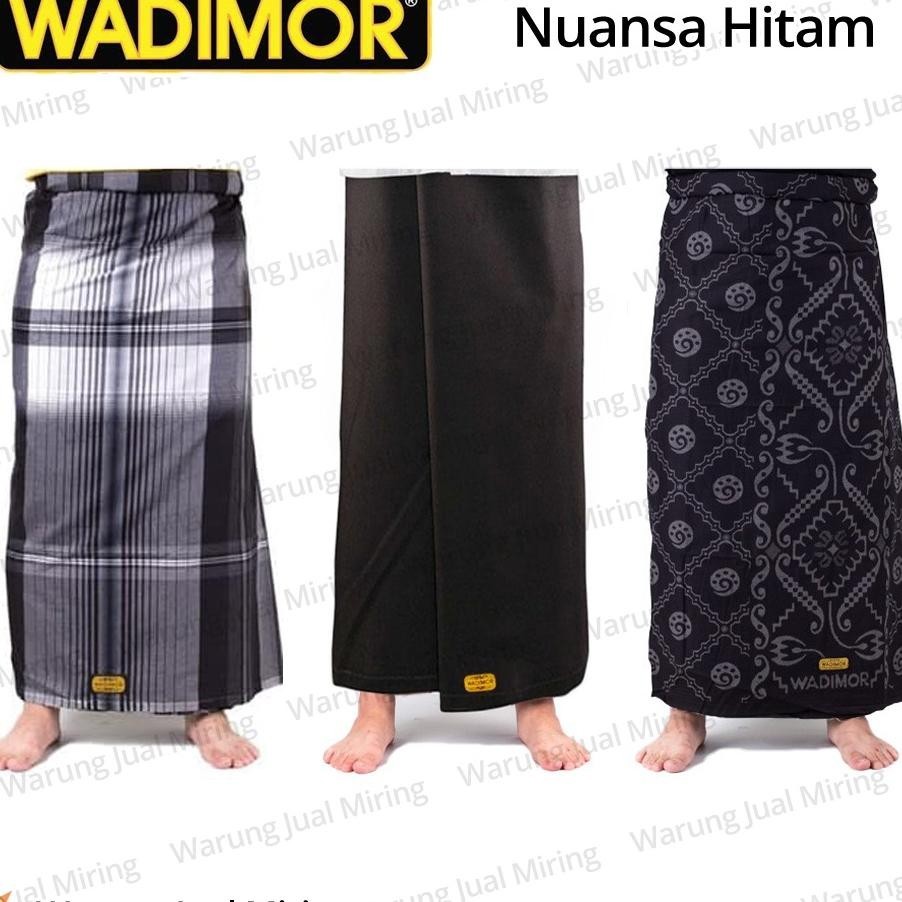 Sarung Hitam Motif Polos Kombinasi Garis Kotak Kotak2 Batik Bali Kembang Daerah Indonesia Warna Gela