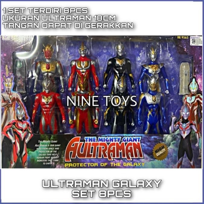 Mainan Robot Ultraman Galaxy Ultra Geed Orb Ginga Zero | Peterstorez